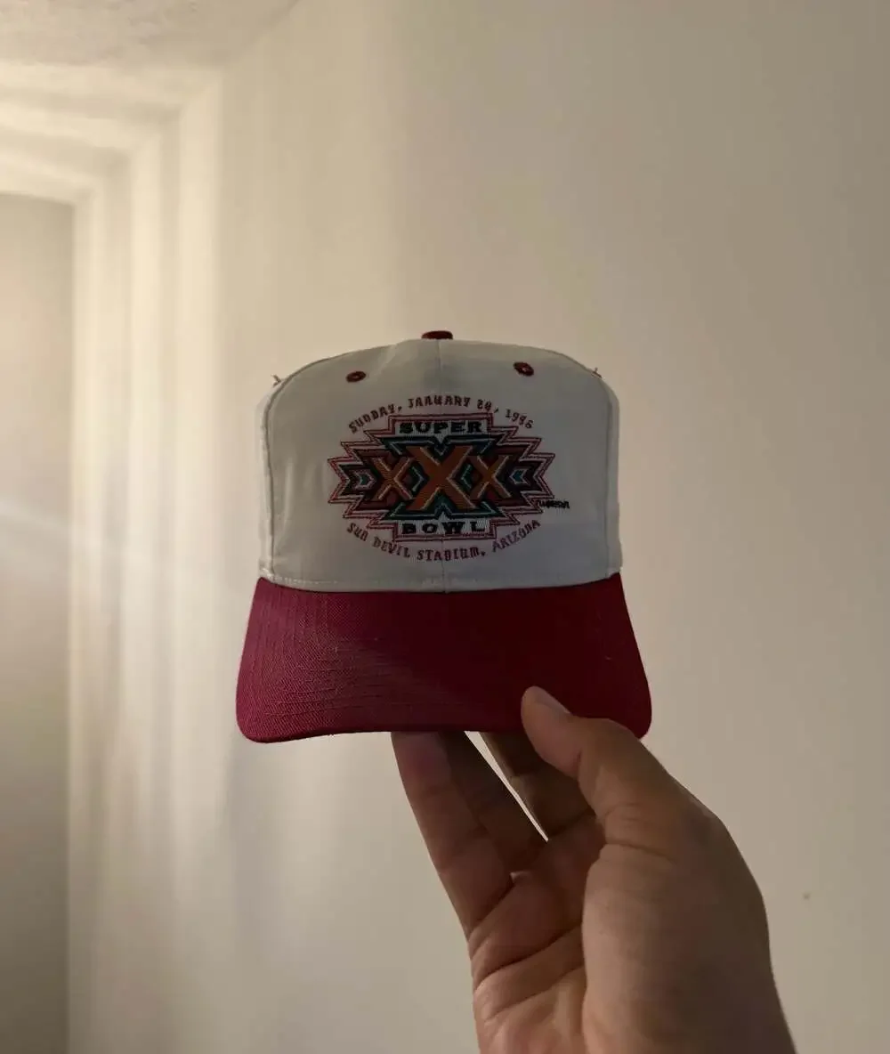Vintage 1996 NFL Super Bowl XXX Sun Devil Stadium Snapback Hat